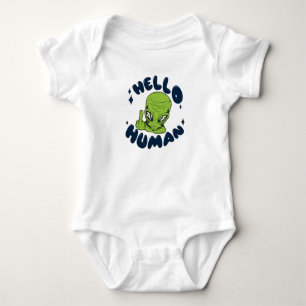 Body Para Bebê Olá, Alienígena engraçada humana