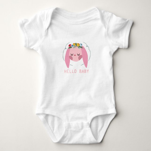 Body Para Bebê Olá, bebê (Frente)