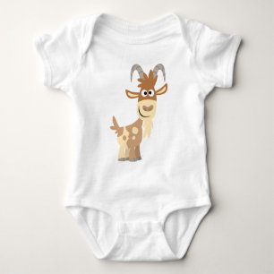 Body Para Bebê "Olá! lá!" Roupa bonito do bebê da cabra dos