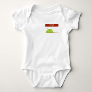 Body Para Bebê olá! meu nome é Android