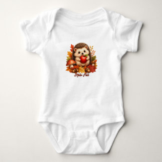Body Para Bebê Olá Outono Bebê Bodysuit de Jersey