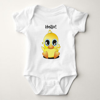 Body Para Bebê Olá!, pouco Ducky!