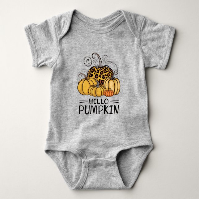 Body Para Bebê Olá Pumpkin Lover Fall Season Autumn Thankdoning (Frente)