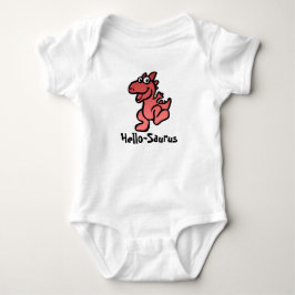Body Para Bebê Olá-Saurus Dino Alegria