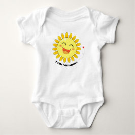 Body Para Bebê Olá Sunshine Desenho de Sol Fofo Arte de Vibração