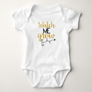 Body Para Bebê Olhe-me crescer