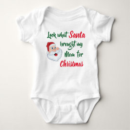 Body Para Bebê Olhe o que o papai noel trouxe para o Xmas