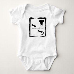 Body Para Bebê "Olhe para fora, Frank!" Coisas selvagens Onsie