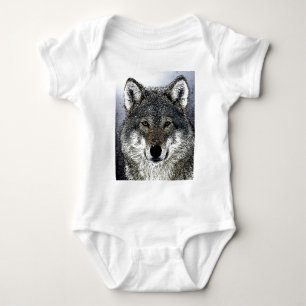 Body Para Bebê Olhos de Lobo
