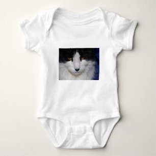Body Para Bebê Olhos Escuros de Gato