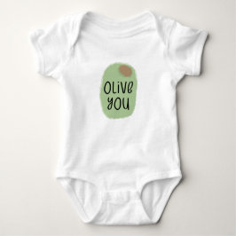 Body Para Bebê Olive You Pun