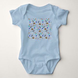 Body Para Bebê Oliver The Otter Summer Beach Vacntern