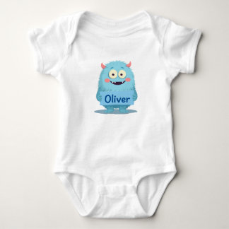 Body Para Bebê Oliver's Monstrous Pal