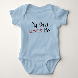 Body Para Bebê Oma ama-me