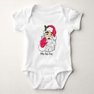 Body Para Bebê Onda Santa Claus