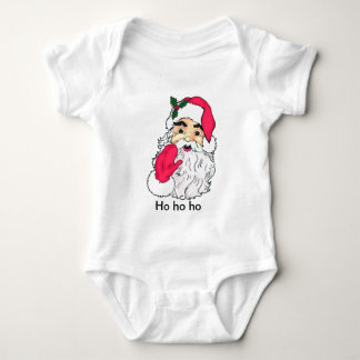 Body Para Bebê Onda Santa Claus
