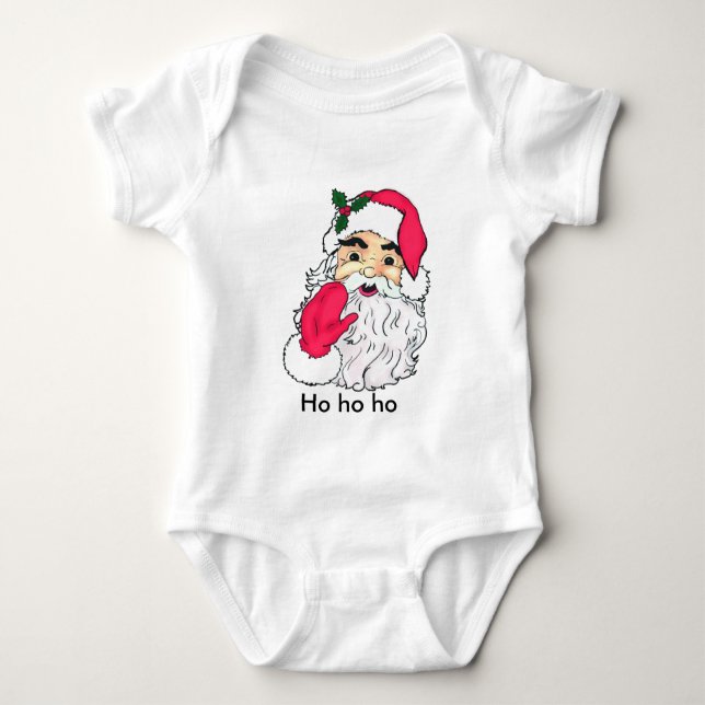 Body Para Bebê Onda Santa Claus (Frente)