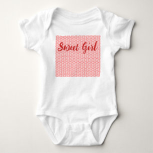 Body Para Bebê Ondas de Salmão 