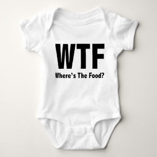 Body Para Bebê Onde está a Comida?