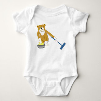 Body Para Bebê Ondulação do buldogue