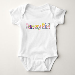 Body Para Bebê Onsie da menina do jérsei do bebê