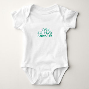 Body Para Bebê Onsie do gerber das mamães do feliz aniversario