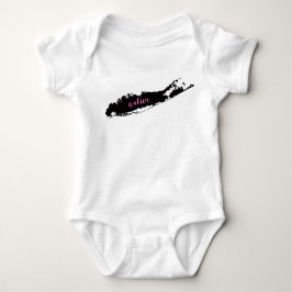 Body Para Bebê onsie do nativo do Long Island