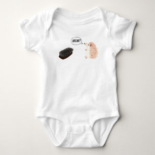Body Para Bebê Onsie engraçado do ouriço bonito