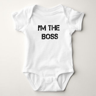 Body Para Bebê Onsie infantil - "eu sou impressão do chefe"