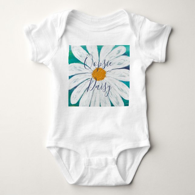 Body Para Bebê Oopsie Daisy Onsie (Frente)