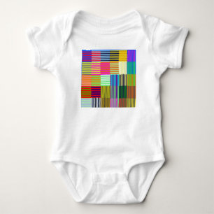Body Para Bebê Óptica Inspirada no Bauhaus