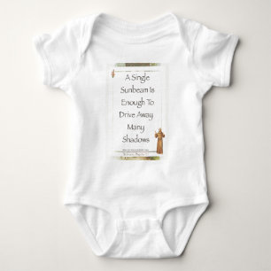 Body Para Bebê oração do raio de sol de St Francis