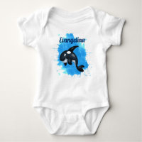 Orca Whale Baby Bodydress