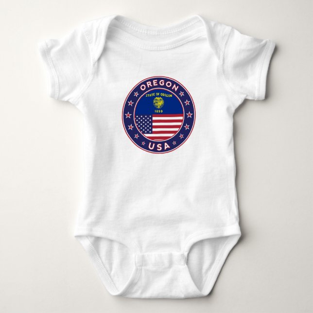 Body Para Bebê Oregon (Frente)