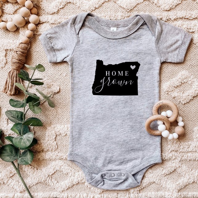 Body Para Bebê Oregon Home Grown State Tee (Criador carregado)
