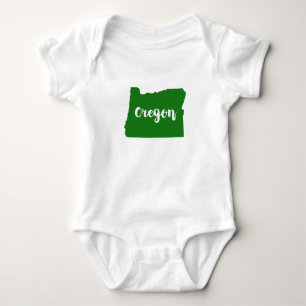 Body Para Bebê Oregon State Green