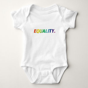 Body Para Bebê Orgulho de igualdade lgbtq lgbt gay arco-íris que