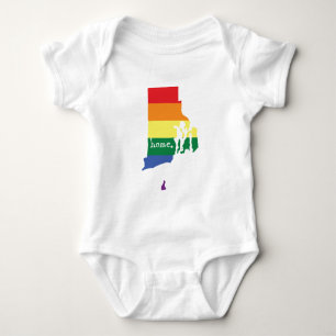 Body Para Bebê Orgulho gay Rhode Island
