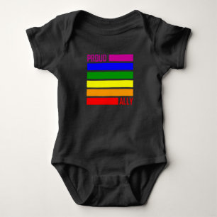Body Para Bebê Orgulho LGBT LGBT Mês LGBTQ Arco-Íris