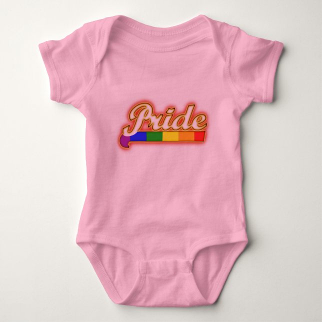 Body Para Bebê Orgulho orgulho gay (Frente)