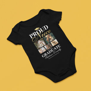 Body Para Bebê Orgulhosa sobrinha do Formando Bebê Bodydress