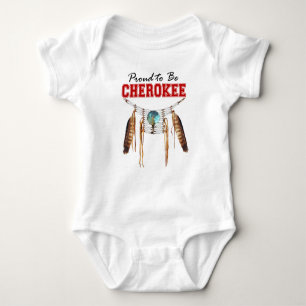 Body Para Bebê Orgulhoso ser bebê Cherokee Onsie