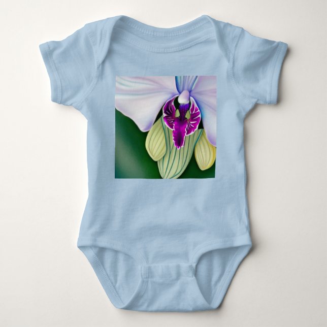 Body Para Bebê Orquídea Beleza (Frente)