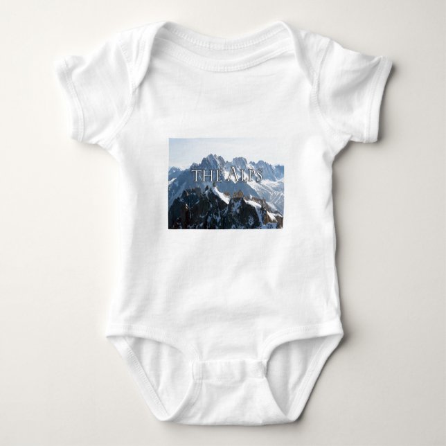 Body Para Bebê Os Alpes - Magnífico! (Frente)