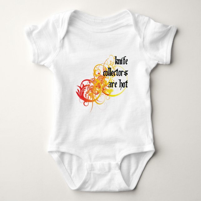 Body Para Bebê Os coletores da faca estão quentes (Frente)