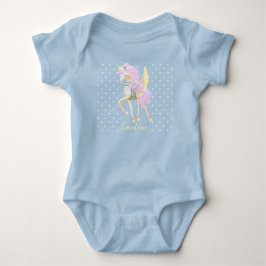 Body Para Bebê Os conjuntos de bebê apresentam um design de unicó
