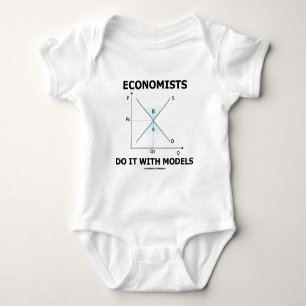 Body Para Bebê Os economistas fazem-no com modelos (o humor da