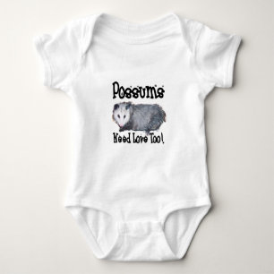 Body Para Bebê Os gambás precisam o amor demasiado