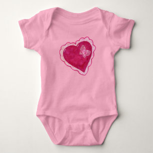Body Para Bebê Os namorados florescem meios mistos adoráveis