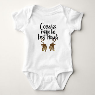 Body Para Bebê Os "primos fazem Bodysuit do macaco dos melhores